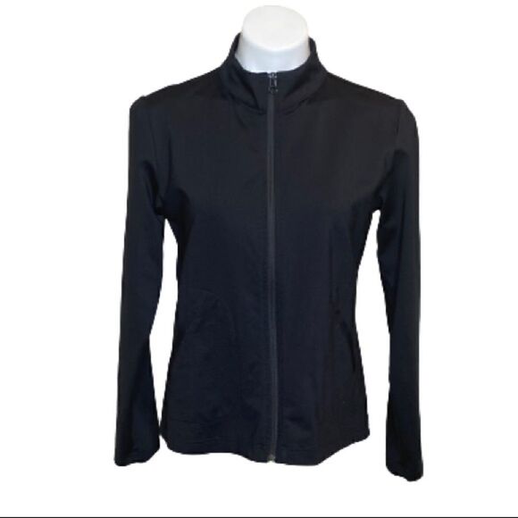 EP Pro black full zip performance golf jacket size M - Picture 1 of 15